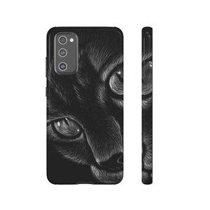 Pencil Drawing Cat Android Case (Protective) Samsung Galaxy S20 FE Glossy Phone Case