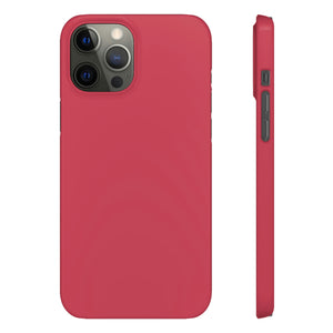 Brick Red iPhone Case (Slim) iPhone 12 Pro Max Glossy Phone Case