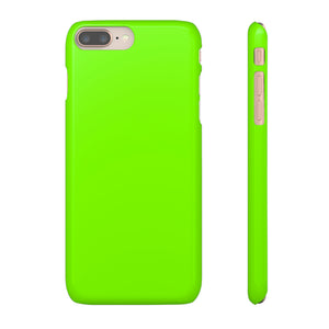 Chartreuse iPhone Case (Slim) iPhone 8 Plus Glossy Phone Case