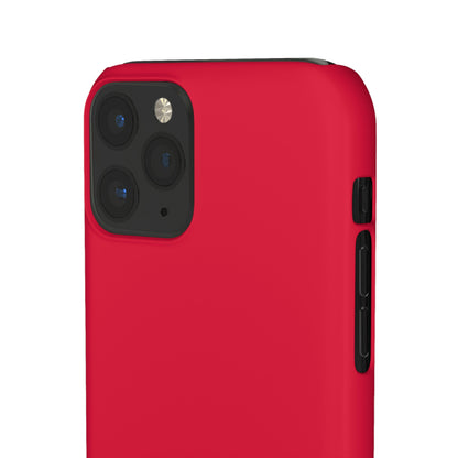 Crimson Red iPhone Case (Slim) Phone Case