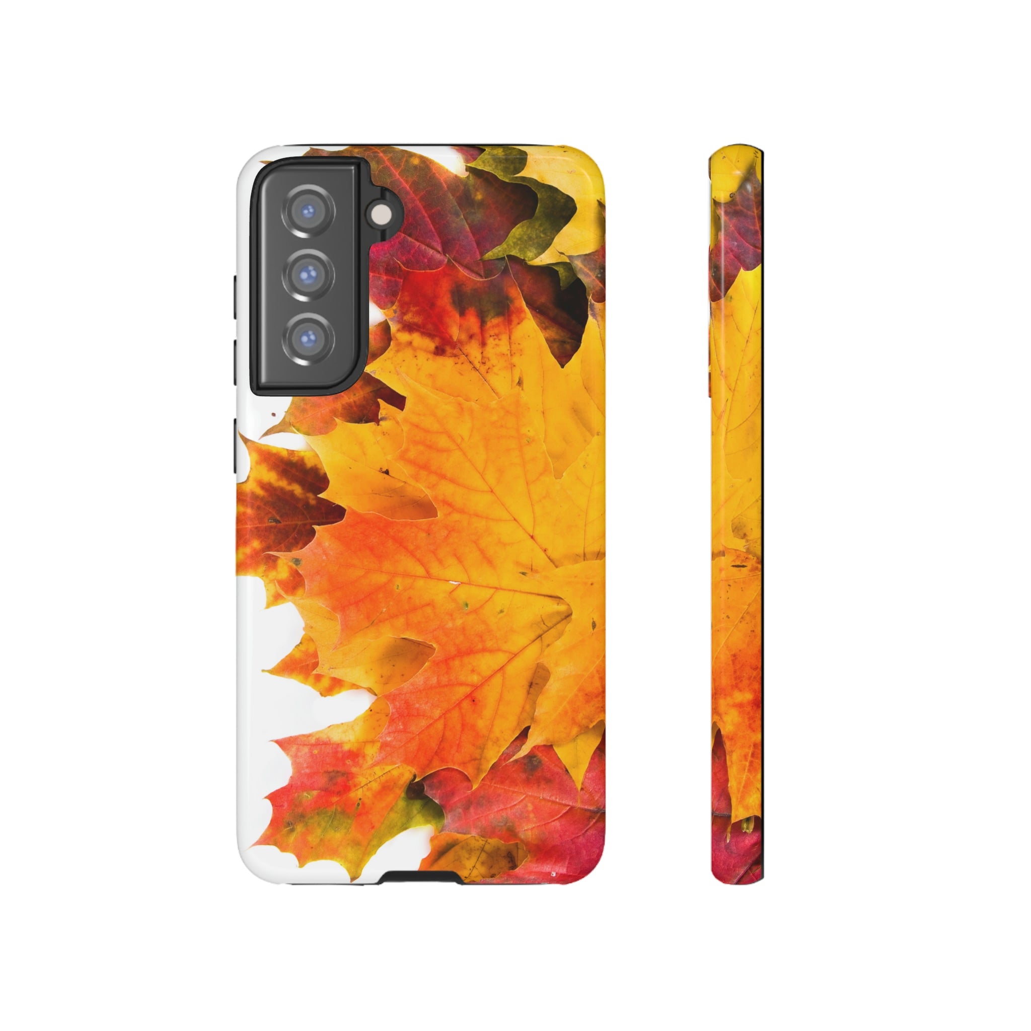 Autumn Maple Leaf Android Case (Protective) Samsung Galaxy S21 FE Glossy Phone Case