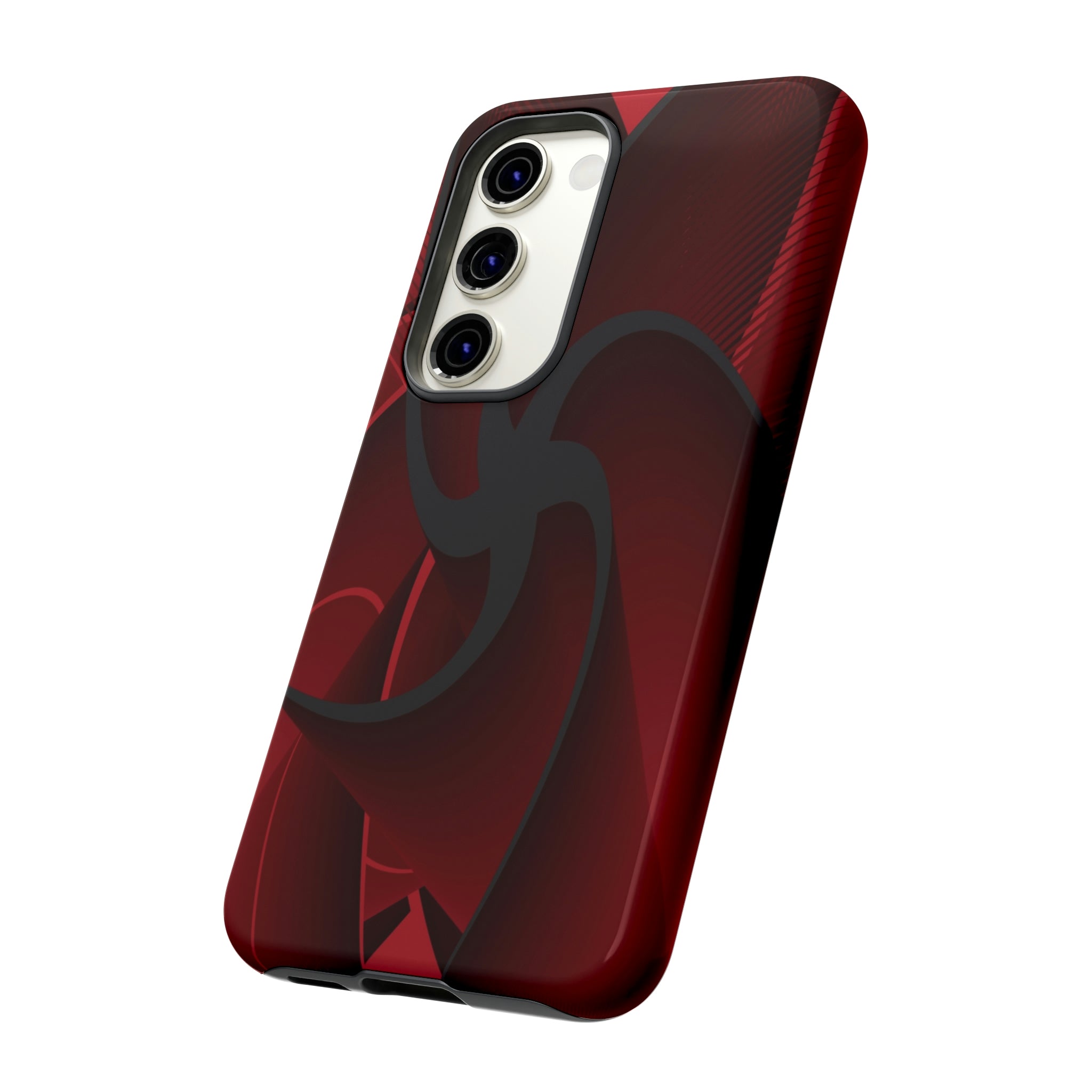 Red Liquid Spiral Android Case (Protective) Phone Case