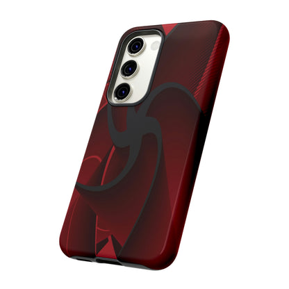 Red Liquid Spiral Android Case (Protective) Phone Case