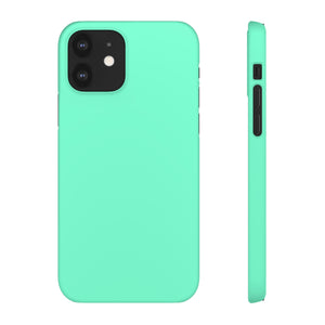 Aquamarine iPhone Case (Slim) iPhone 12 Matte Phone Case