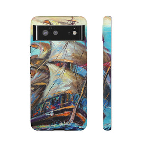 Sailboat Painting Android Case (Protective) Google Pixel 6 Matte Phone Case