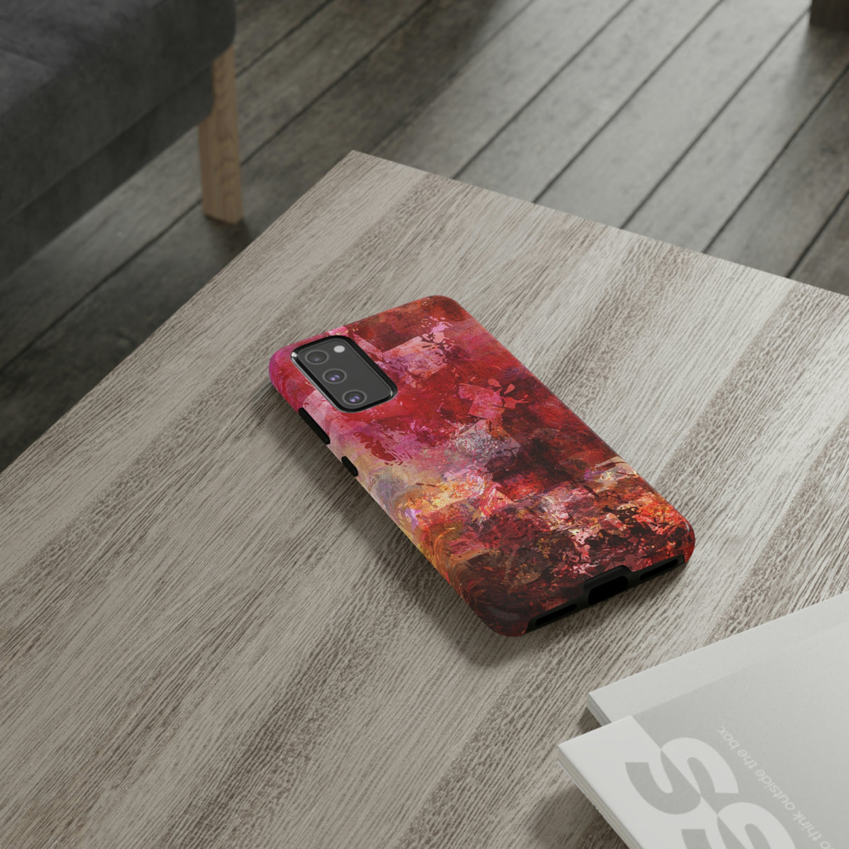 Red Grunge Android Case (Protective) Phone Case