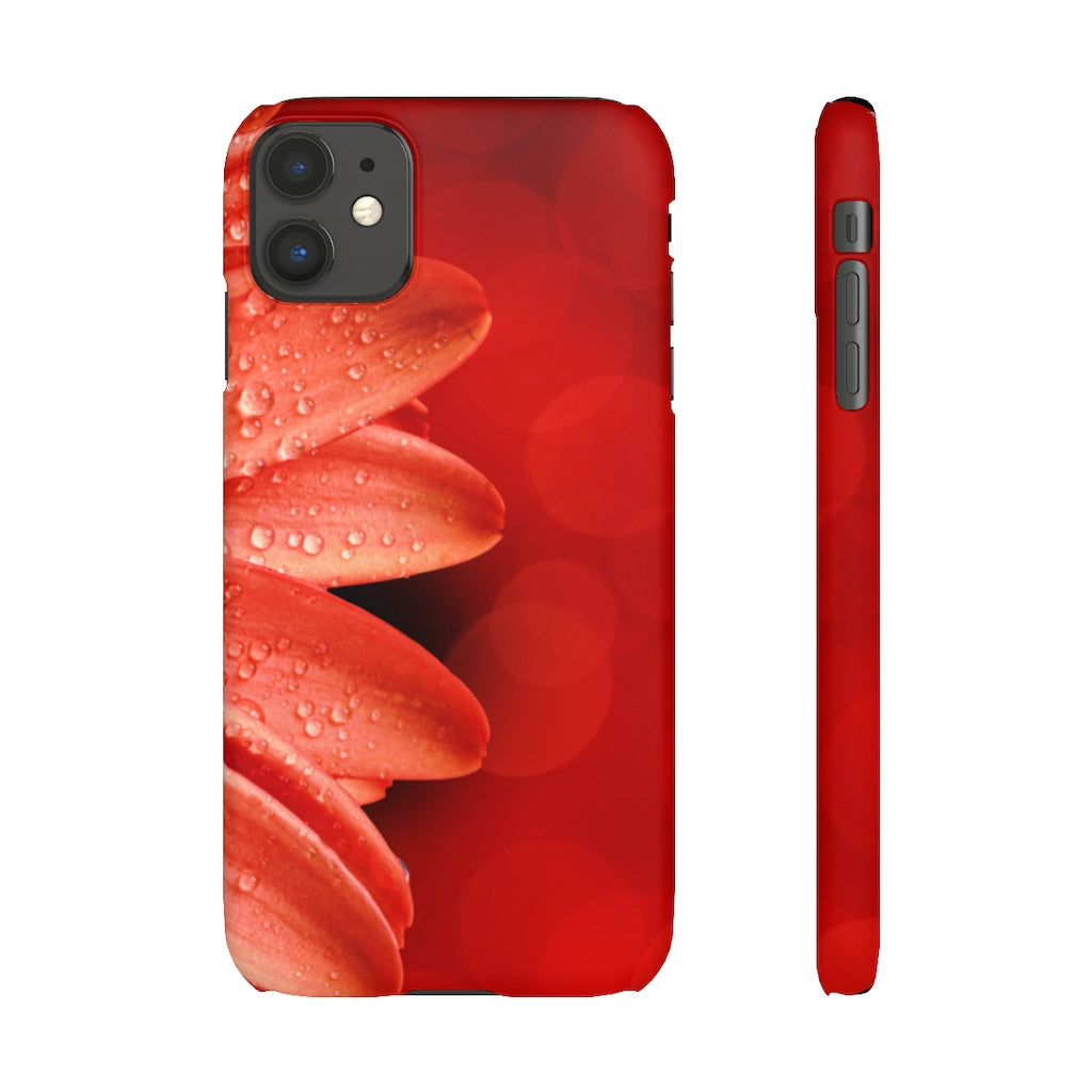 Red Spring Flower Samsung/iPhone (Slim) Phone Case