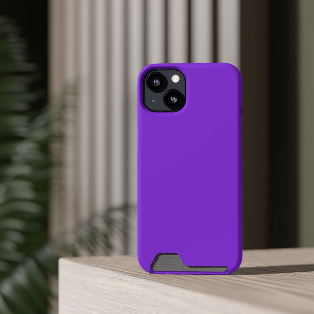 BlueViolet iPhone Case (Card) Phone Case