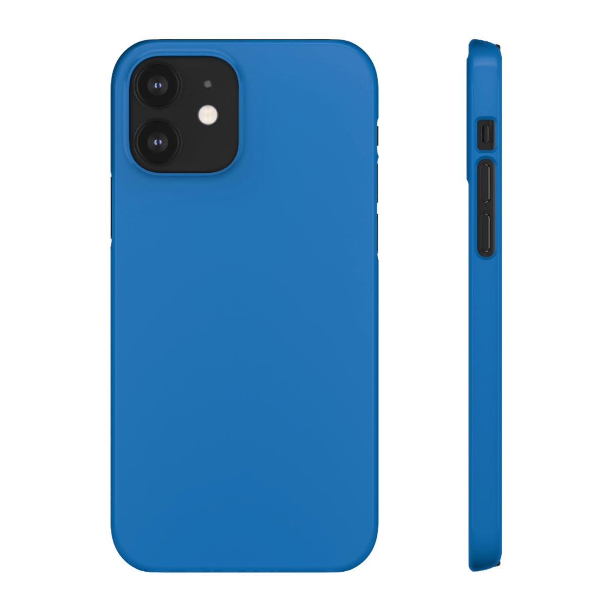 French Blue iPhone Case (Slim) iPhone 12 Glossy Phone Case