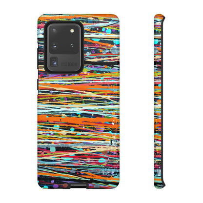 Stripe Art Android Case (Protective) Samsung Galaxy S20 Ultra Glossy Phone Case