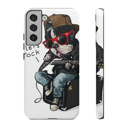 Rock n Roll Dog Android Case (Protective) Samsung Galaxy S22 Plus Matte Phone Case