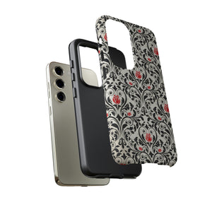 Black Rose Gothic Flower Samsung Case (Protective) Phone Case