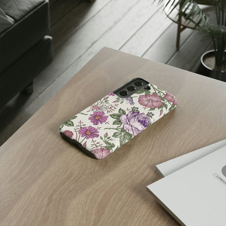 Pastel Vintage Flower Samsung Case (Protective) Phone Case