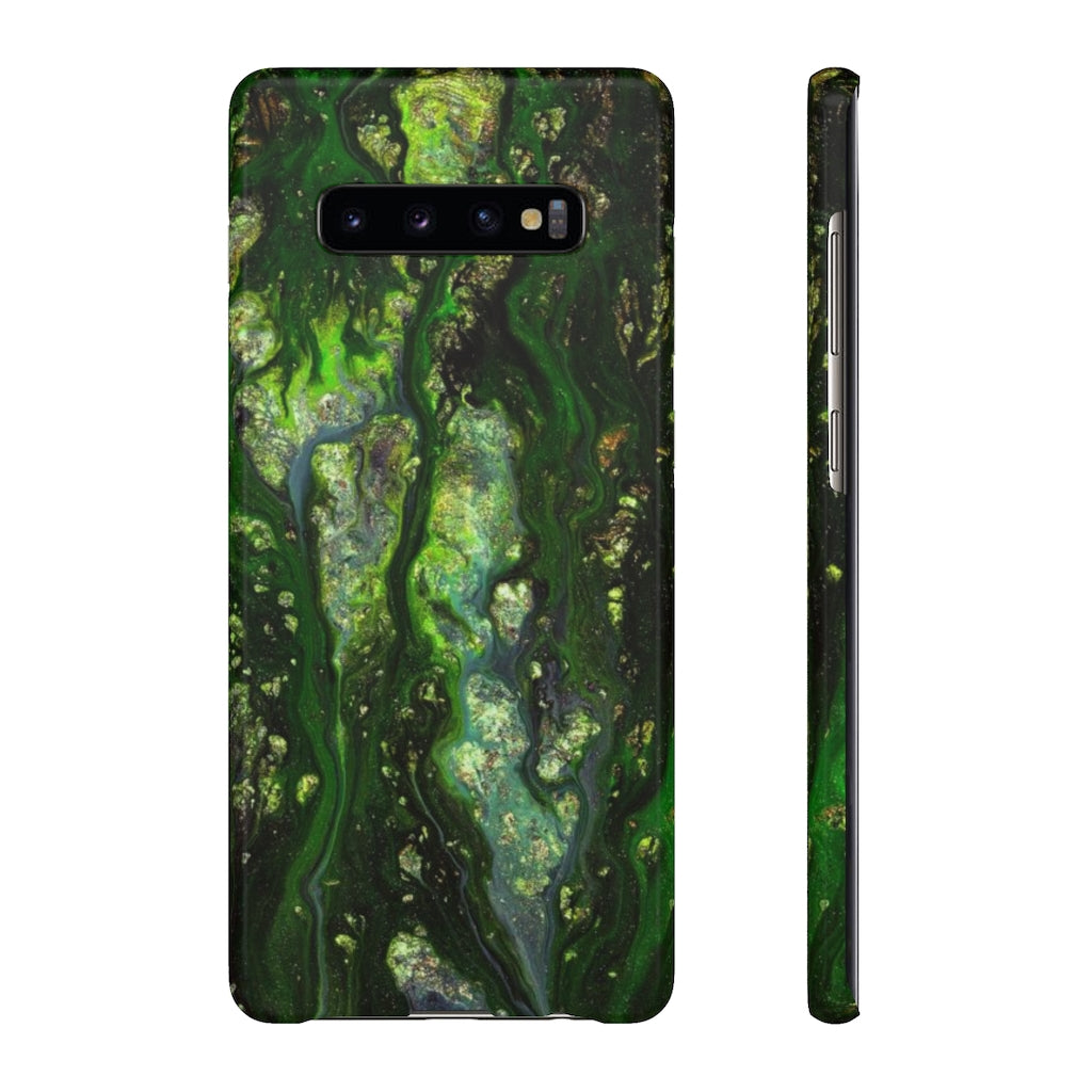 Smaragd Jewel Ink Art Android Case (Slim) Samsung Galaxy S10 Plus Glossy Phone Case