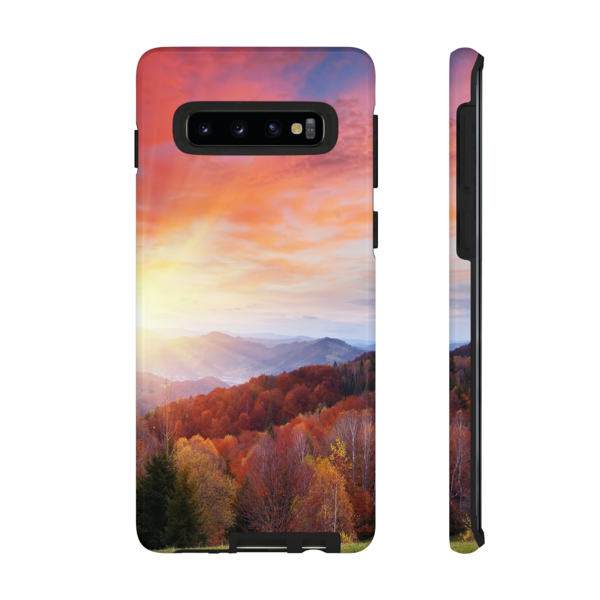 Autumn Landscape Android Case (Protective) Samsung Galaxy S10 Glossy Phone Case