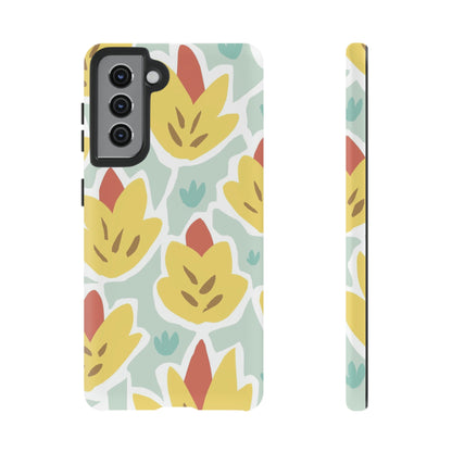 Summer Yellow Happy Flower Samsung Case (Protective) Samsung Galaxy S21 Matte Phone Case