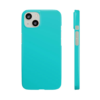 Dark Turquoise iPhone Case (Slim) iPhone 13 Glossy Phone Case