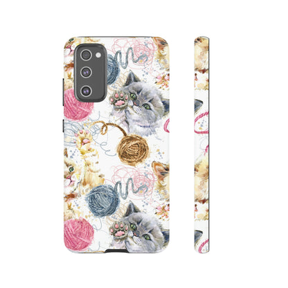 Cute Kitten Pattern Android Case (Protective) Samsung Galaxy S20 FE Matte Phone Case