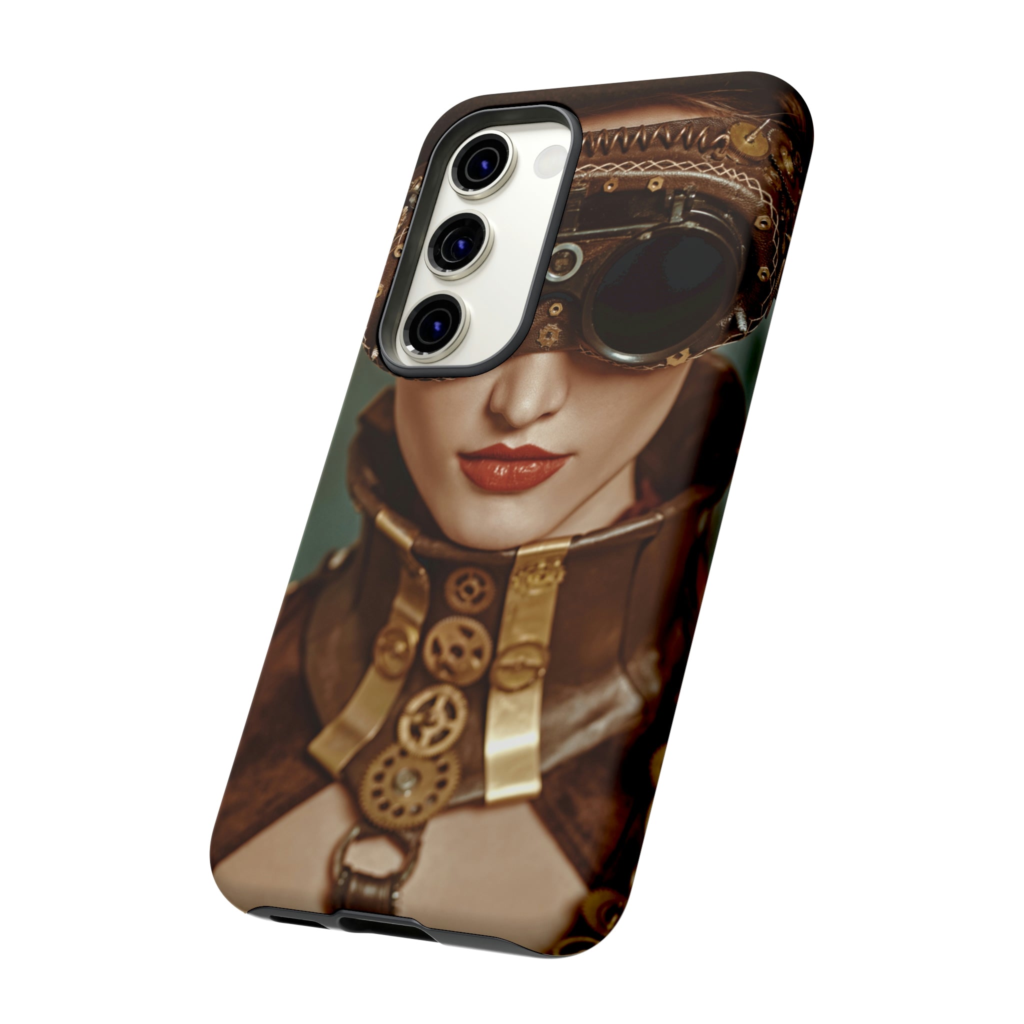 Steampunk Lady Android Case (Protective) Phone Case