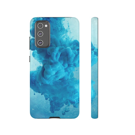 Blue Ink Android Case (Protective) Samsung Galaxy S20 FE Glossy Phone Case