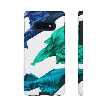 Blue Velvet Fabric Android Case (Protective) Samsung Galaxy S10E Matte Phone Case