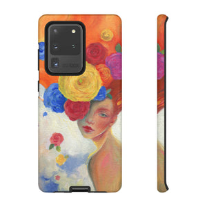 Flower Woman Android Case (Protective) Samsung Galaxy S20 Ultra Matte Phone Case