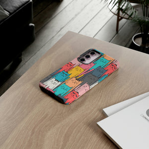 Colorful Cats Android Case (Protective) Phone Case