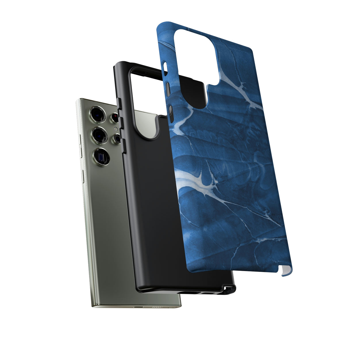 Ebru Blue Android Case (Protective) Phone Case