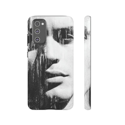 Black & White Pop Art Android Case (Protective) Samsung Galaxy S20 FE Glossy Phone Case