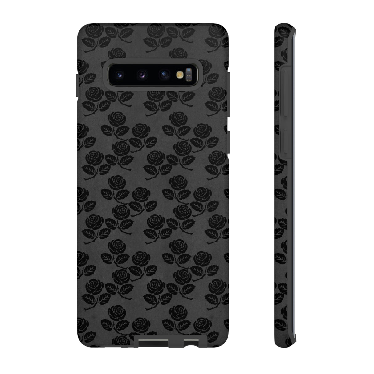 Surrunge Gothic Flower Samsung Case (Protective) Samsung Galaxy S10 Plus Matte Phone Case