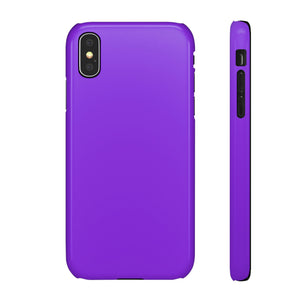 BlueViolet iPhone Case (Slim) iPhone X Glossy Phone Case