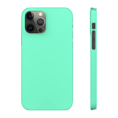 Aquamarine iPhone Case (Slim) iPhone 12 Pro Glossy Phone Case