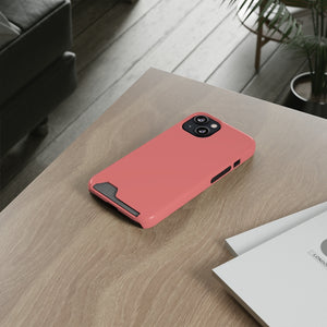 Light Coral iPhone Case (Card) Phone Case