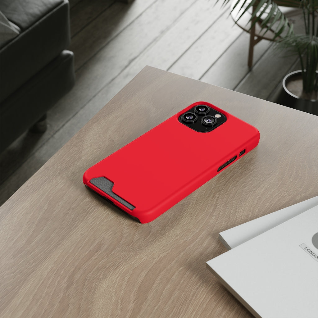 Cadmium Red iPhone Case (Card) Phone Case