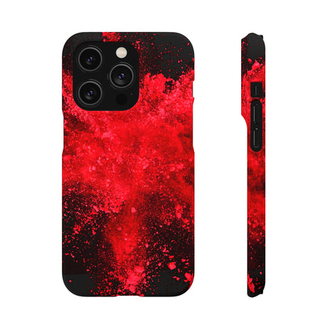 Red Explosion iPhone Case (Slim) iPhone 14 Pro Matte Phone Case