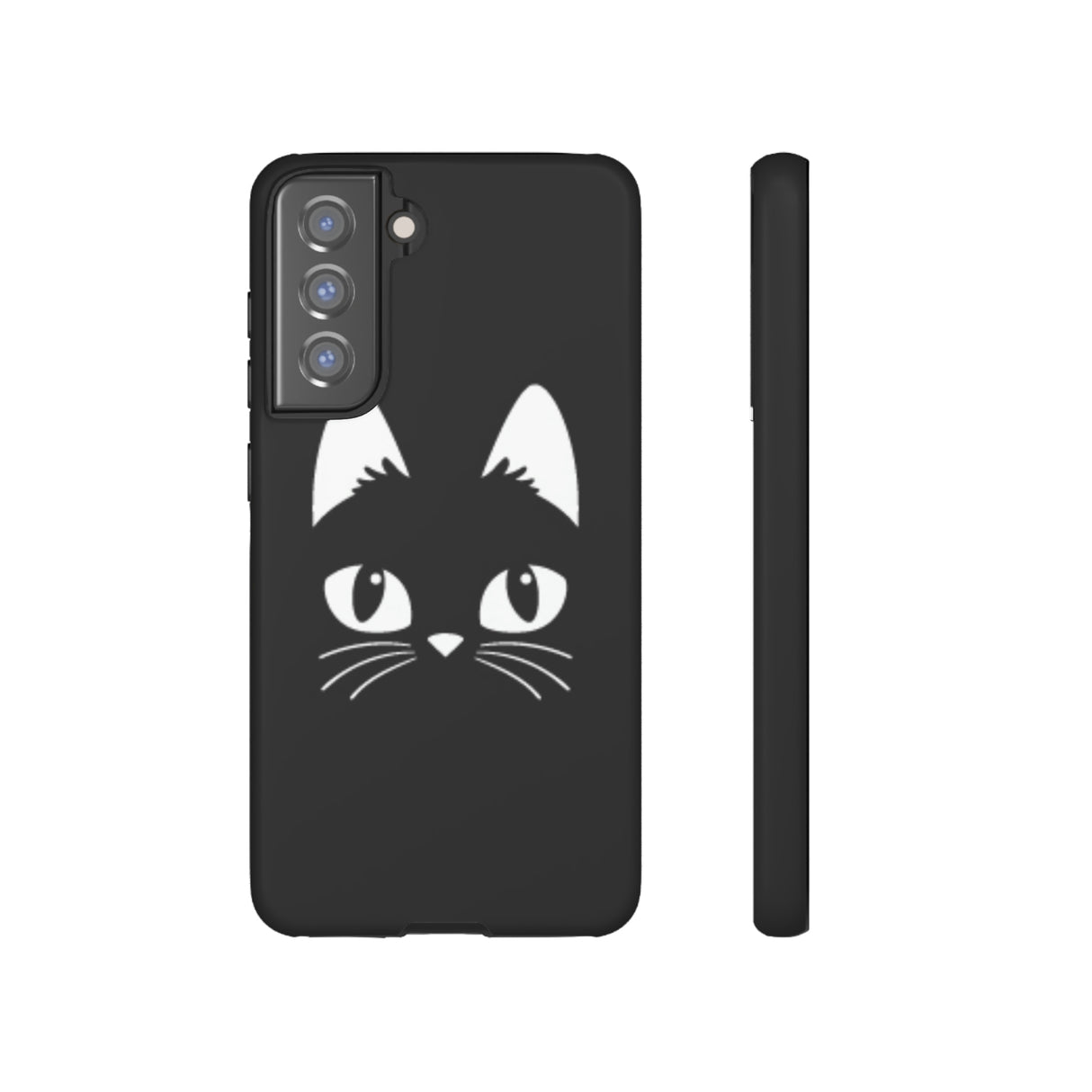 Cat Icon Android Case (Protective) Samsung Galaxy S21 FE Matte Phone Case