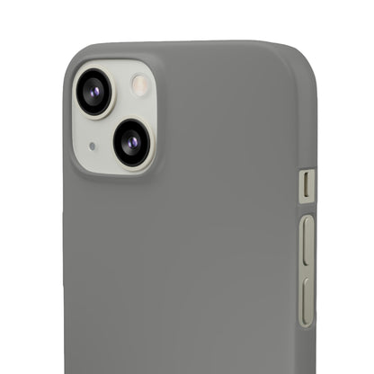 Battleship Gray iPhone Case (Slim) Phone Case