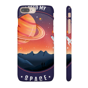 Express Galaxy iPhone Case (Slim) iPhone 8 Plus Glossy Phone Case