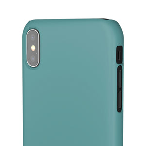 Cadet Blue iPhone Case (Slim) Phone Case