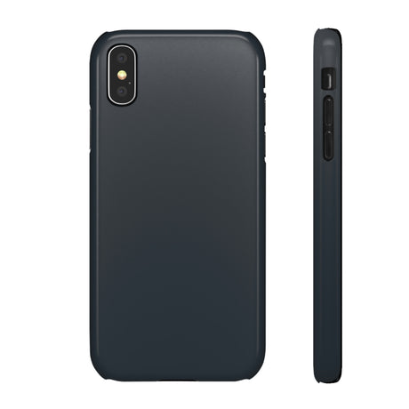 Gunmetal iPhone Case (Slim) iPhone X Glossy Phone Case