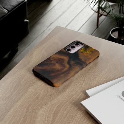 Brown Earth Ink Art Android Case (Protective) Phone Case