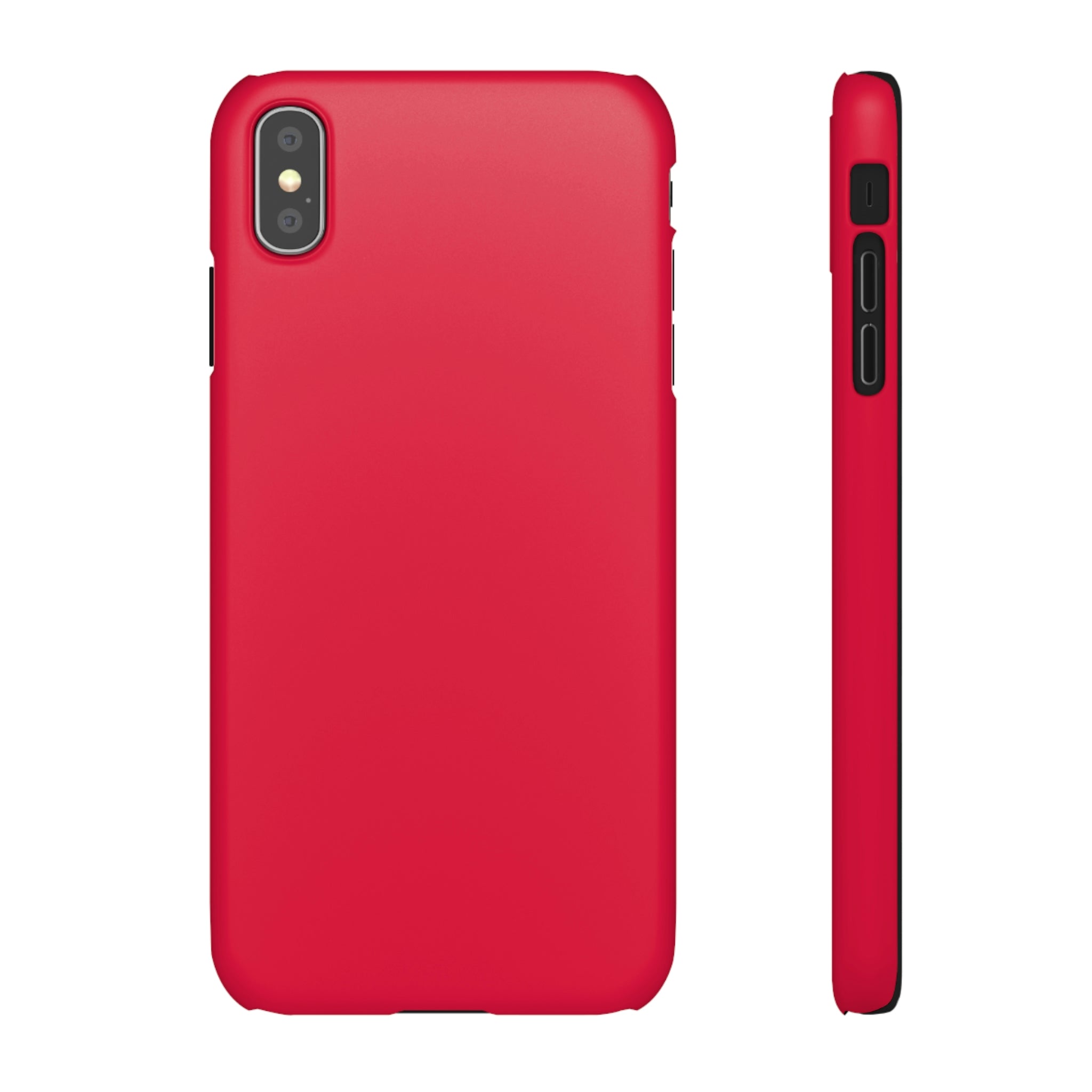 Crimson Red iPhone Case (Slim) iPhone XS MAX Matte Phone Case