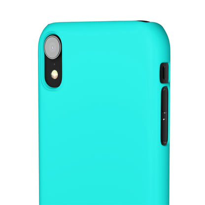 Flourescent Blue iPhone Case (Slim) Phone Case