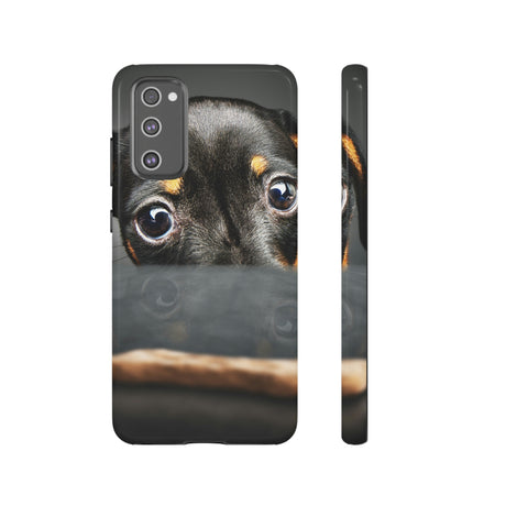 Dachshund Puppy Android Case (Protective) Samsung Galaxy S20 FE Glossy Phone Case