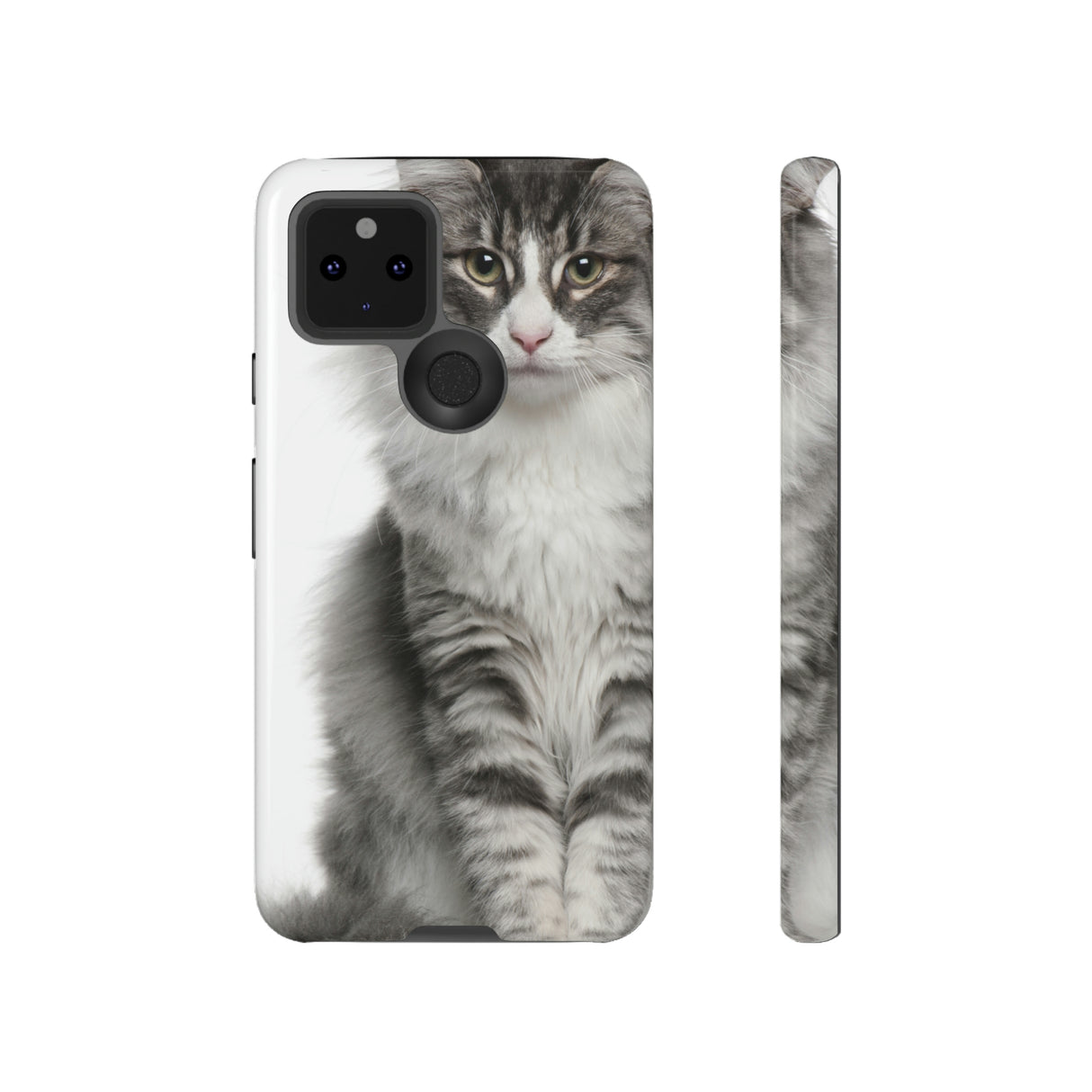 Forest Cat Android Case (Protective) Google Pixel 5 5G Glossy Phone Case