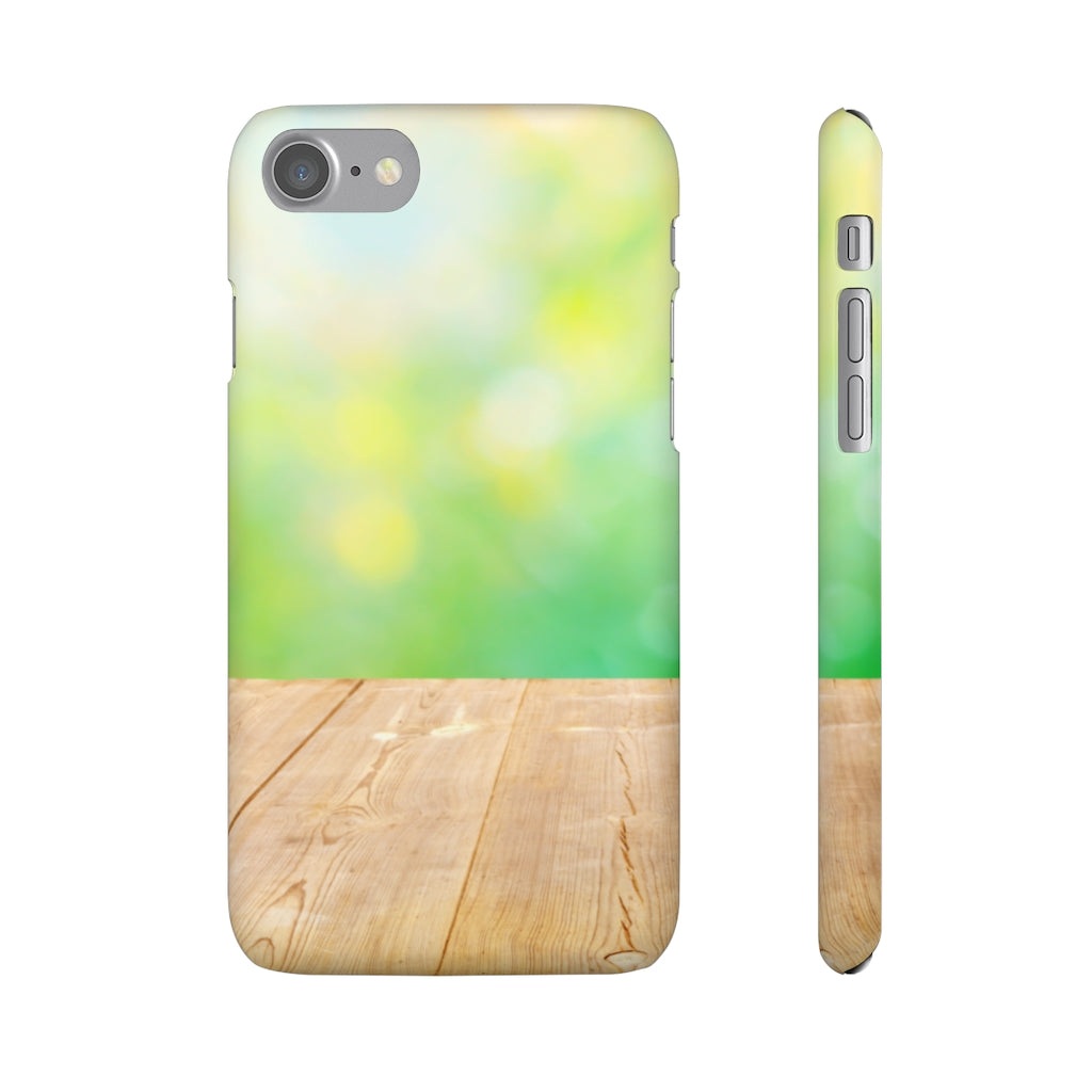 Summer Background With Wooden Pier Samsung/iPhone (Slim) Phone Case