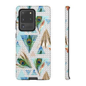 Peacock Feathers Android Case (Protective) Samsung Galaxy S20 Ultra Matte Phone Case