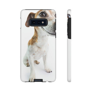 Funny Smiling Dog Android Case (Protective) Samsung Galaxy S10E Matte Phone Case