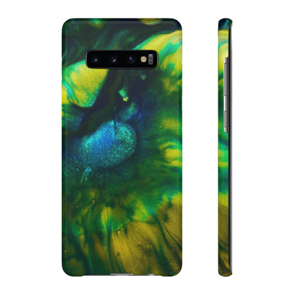 Dragon Eye Ink Art Android Case (Slim) Samsung Galaxy S10 Plus Glossy Phone Case