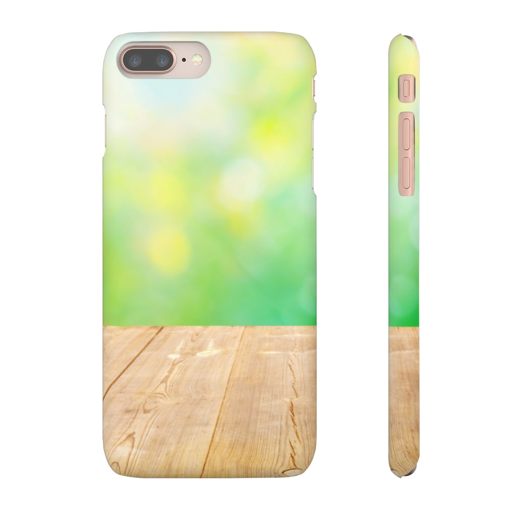 Summer Background With Wooden Pier Samsung/iPhone (Slim) Phone Case